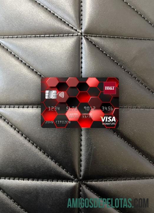 EUA Carolina do Norte BB&T Corp. Banco Visa Assinatura Cartão Photolook Front exemplo